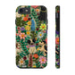 Dogs and Flowers Whimsical Colorful Design Dog iPhone Case - Tough Case - Pets on Merch