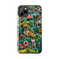 Dogs and Flowers 3D Yarn and Thread Design Dog iPhone Case - Tough Case - Pets on Merch