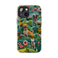 Dogs and Flowers 3D Yarn and Thread Design Dog iPhone Case - Tough Case - Pets on Merch