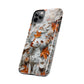 Dog and Leaves Paper Sculpture Design Dog iPhone Case - Tough Case - Pets on Merch