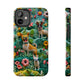 Dogs and Flowers 3D Yarn and Thread Design Dog iPhone Case - Tough Case - Pets on Merch