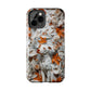 Dog and Leaves Paper Sculpture Design Dog iPhone Case - Tough Case - Pets on Merch