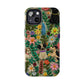 Dogs and Flowers Whimsical Colorful Design Dog iPhone Case - Tough Case - Pets on Merch