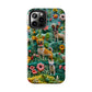 Dogs and Flowers 3D Yarn and Thread Design Dog iPhone Case - Tough Case - Pets on Merch