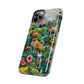 Dogs and Flowers 3D Yarn and Thread Design Dog iPhone Case - Tough Case - Pets on Merch