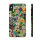 Dogs and Flowers Colorful Yarn and Fabric Design Dog iPhone Case - Tough Case - Pets on Merch