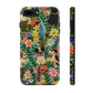 Dogs and Flowers Whimsical Colorful Design Dog iPhone Case - Tough Case - Pets on Merch