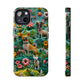 Dogs and Flowers 3D Yarn and Thread Design Dog iPhone Case - Tough Case - Pets on Merch