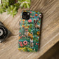 Dogs and Flowers 3D Yarn and Thread Design Dog iPhone Case - Tough Case - Pets on Merch