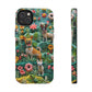 Dogs and Flowers 3D Yarn and Thread Design Dog iPhone Case - Tough Case - Pets on Merch