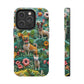 Dogs and Flowers 3D Yarn and Thread Design Dog iPhone Case - Tough Case - Pets on Merch