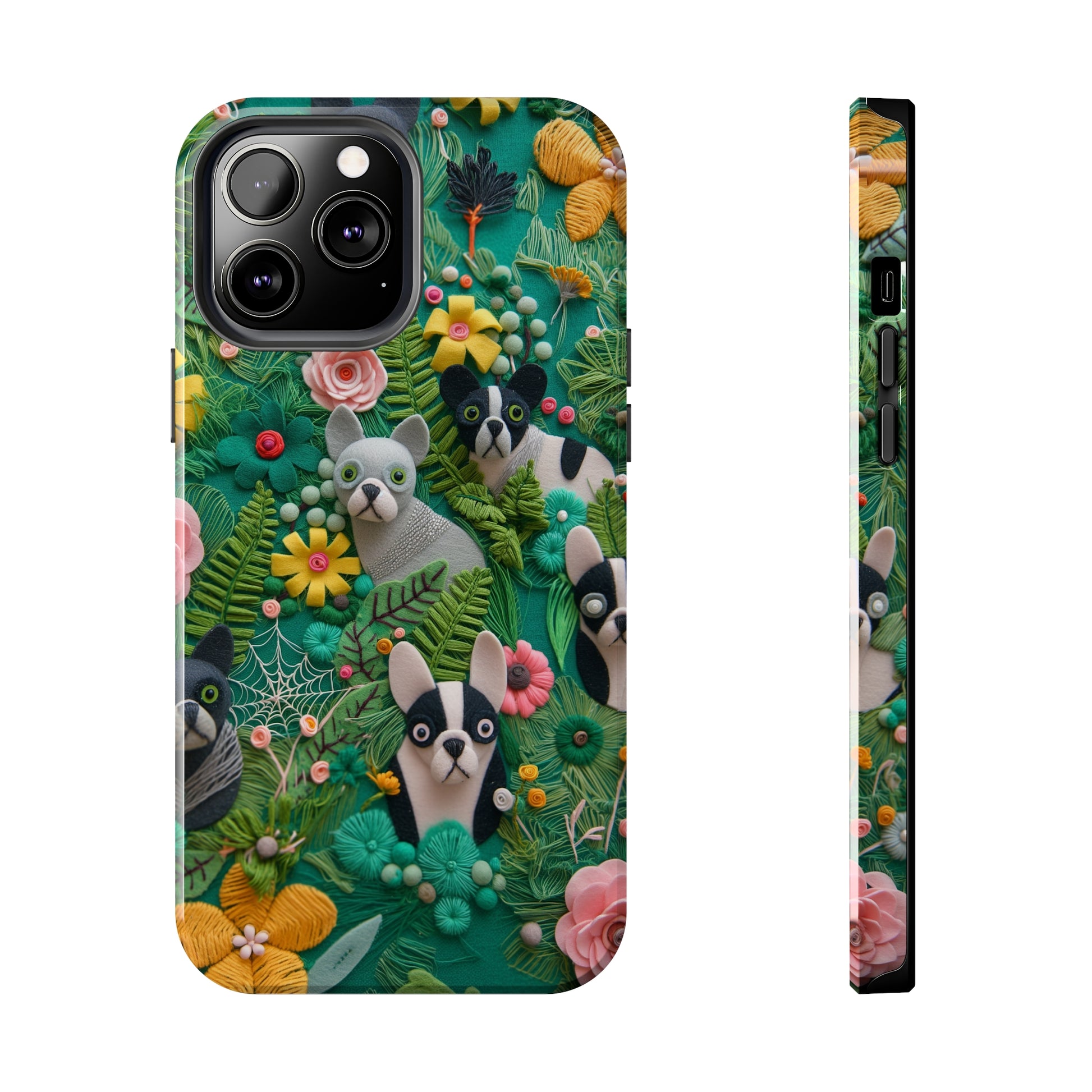 French Bulldog 3D Design Dog iPhone Case - Tough Case - Pets on Merch