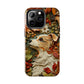 Dog and Leaves Wood Carving Design Dog iPhone Case - Tough Case - Pets on Merch