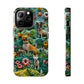 Dogs and Flowers 3D Yarn and Thread Design Dog iPhone Case - Tough Case - Pets on Merch