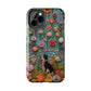 Dog and Flowers 3D Embroidered Design Dog iPhone Case - Tough Case - Pets on Merch