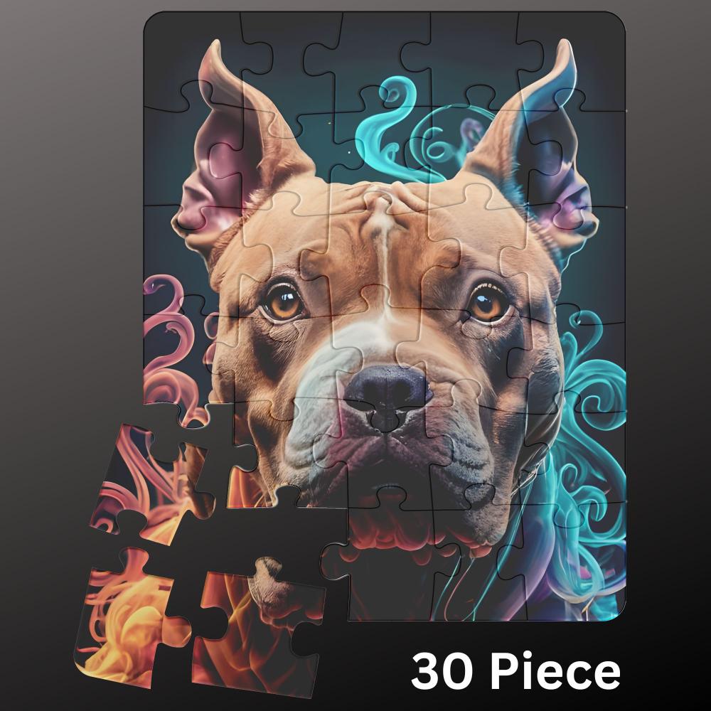 Pit Bull Terrier Jigsaw Puzzle 500pc - Pets on Merch