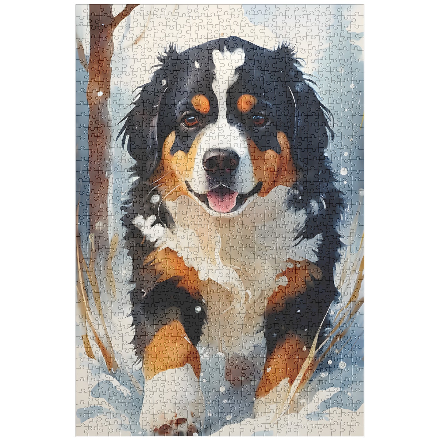 Bernese Mountain Dog 1000 Piece Jigsaw Puzzle for Adults