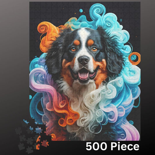 Bernese Mountain Dog Jigsaw Puzzle 500 piece Dog Lover Gift for Adults & Kids