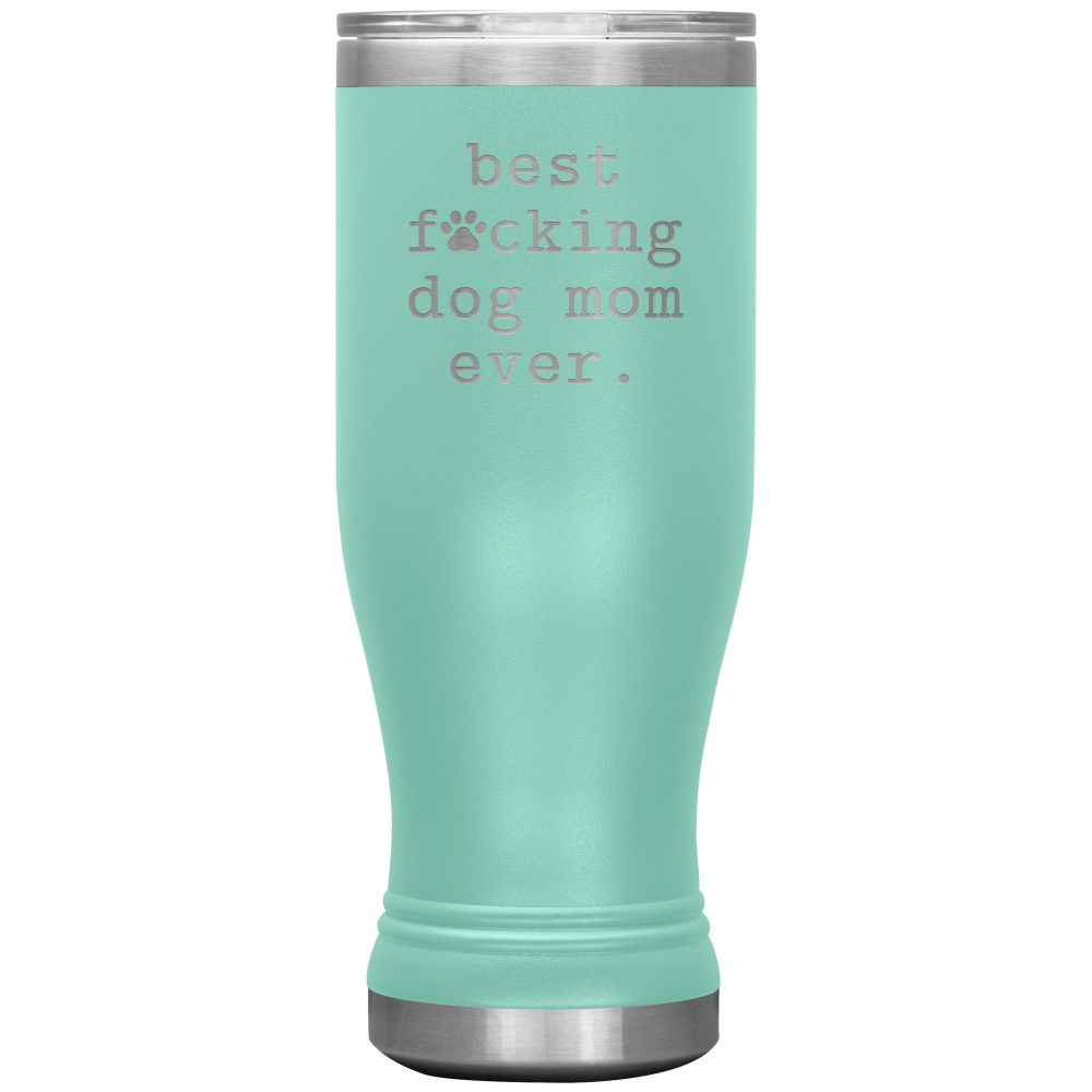 Best F*cking Dog Mom Gift BOHO Tumbler 20oz - Pets on Merch