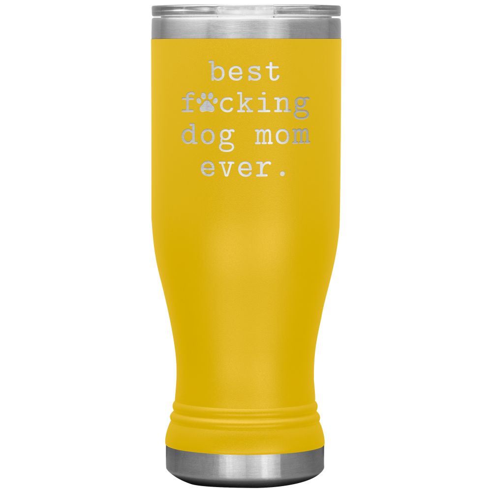 Best F*cking Dog Mom Gift BOHO Tumbler 20oz - Pets on Merch