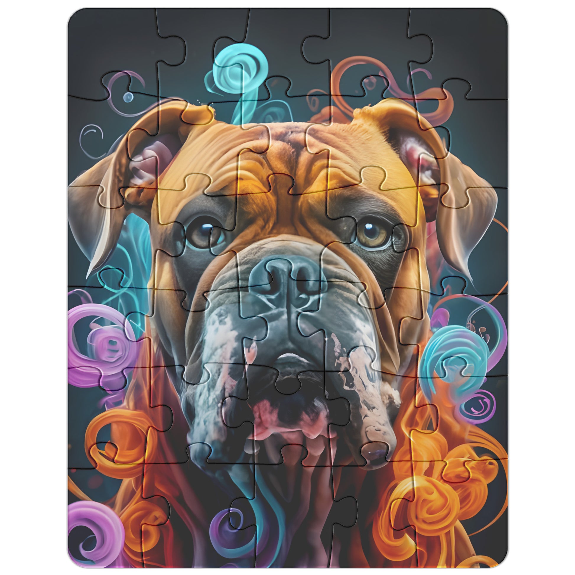 Boxer Jigsaw Puzzle 500pc - Pets on Merch