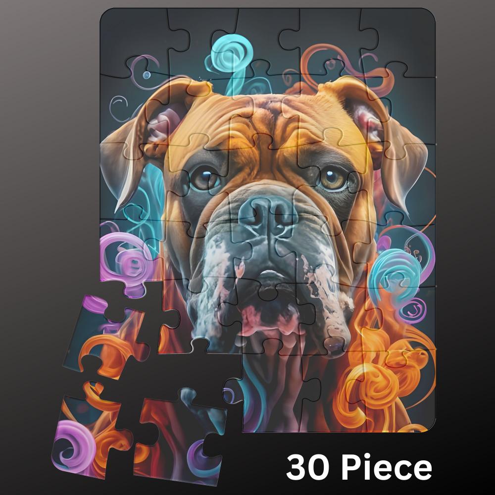 Boxer Jigsaw Puzzle 500pc - Pets on Merch