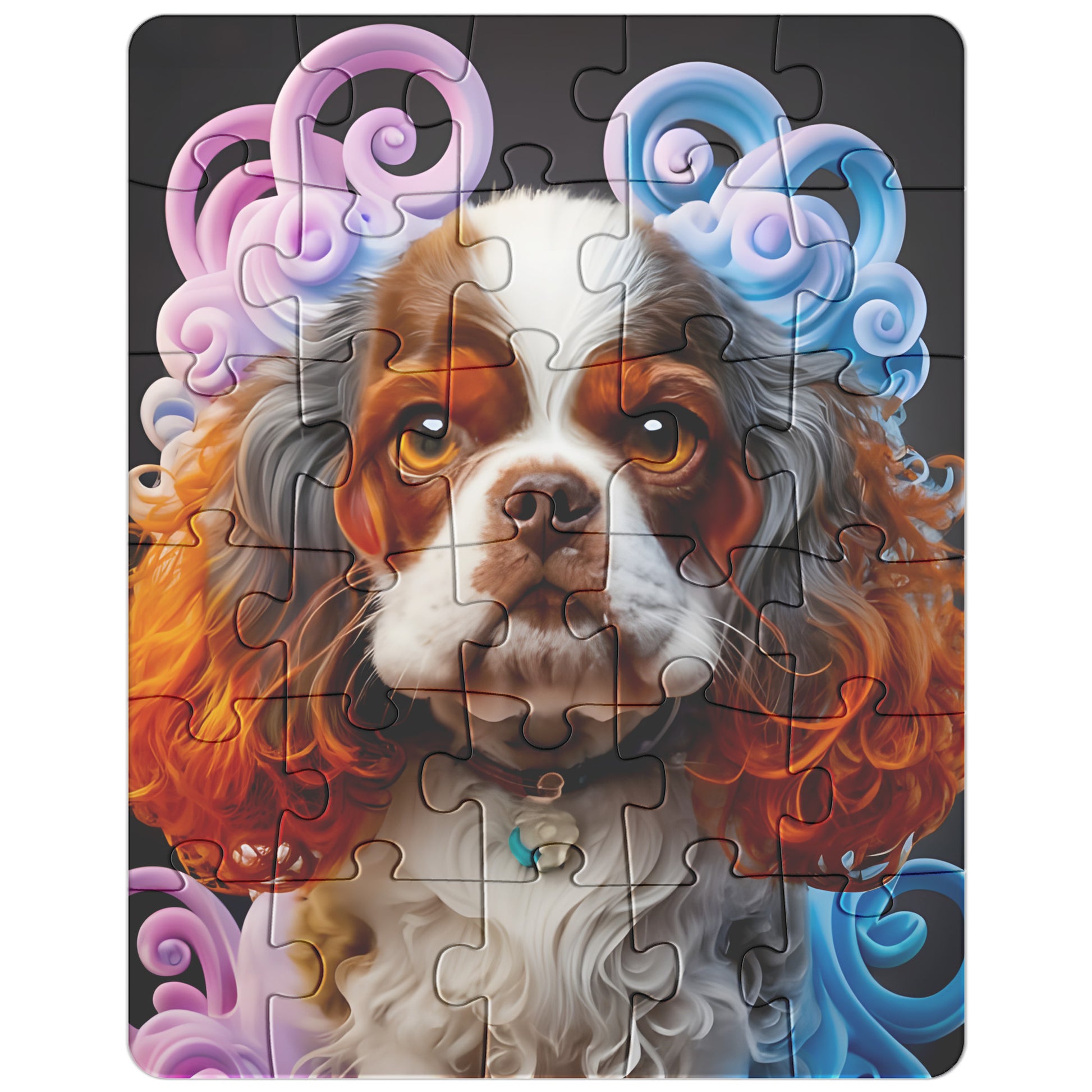 Cavalier King Charles Spaniel Jigsaw Puzzle 500pc - Pets on Merch