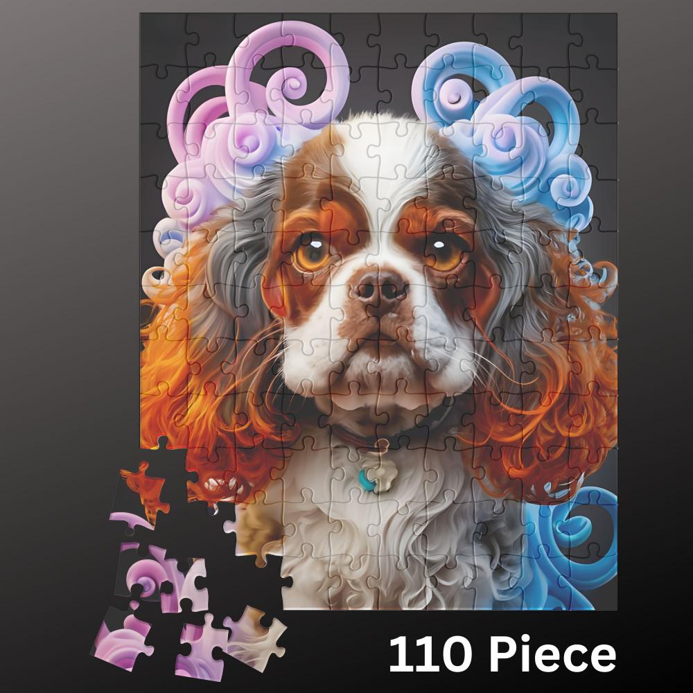 Cavalier King Charles Spaniel Jigsaw Puzzle 500pc - Pets on Merch