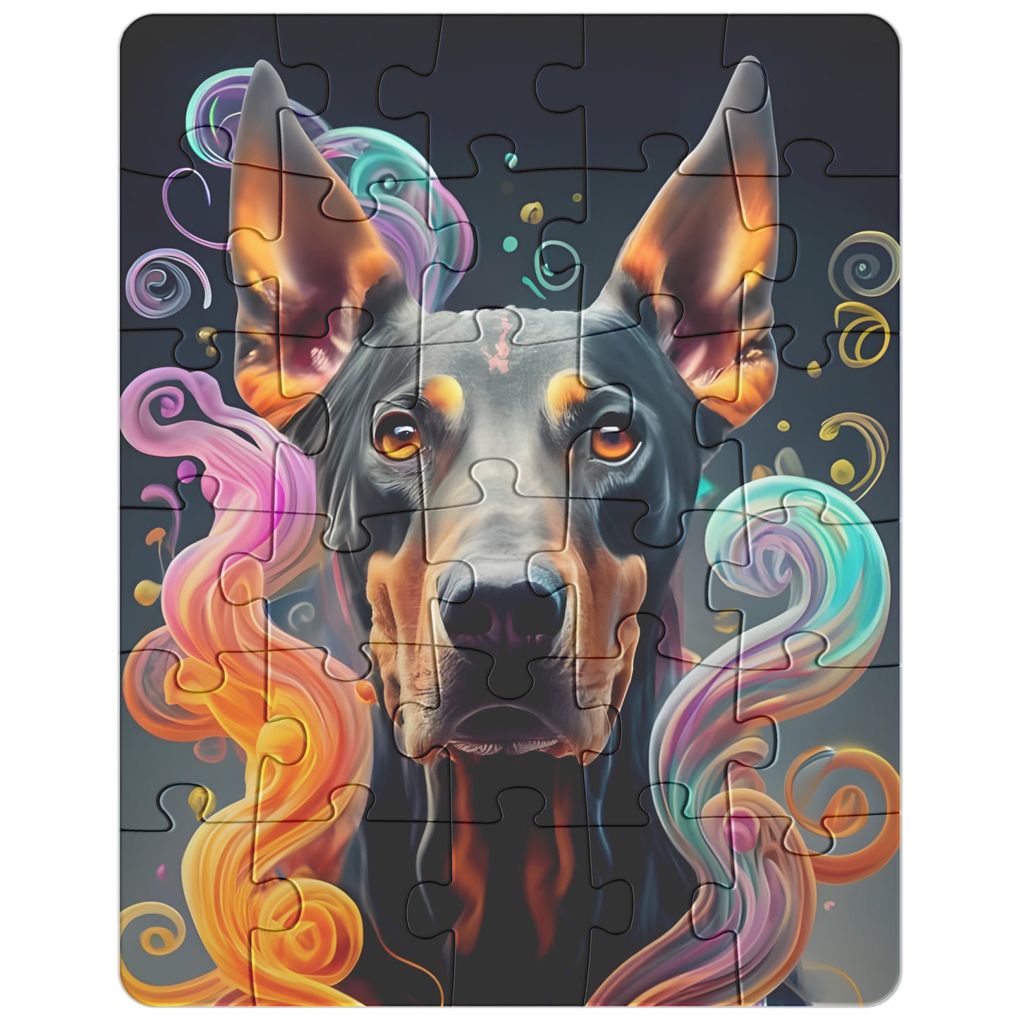 Doberman Pinscher Jigsaw Puzzle 500pc - Pets on Merch