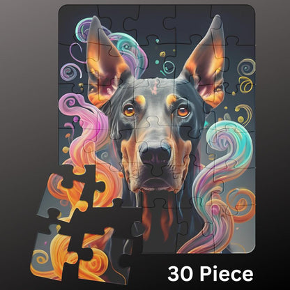 Doberman Pinscher Jigsaw Puzzle 500pc - Pets on Merch