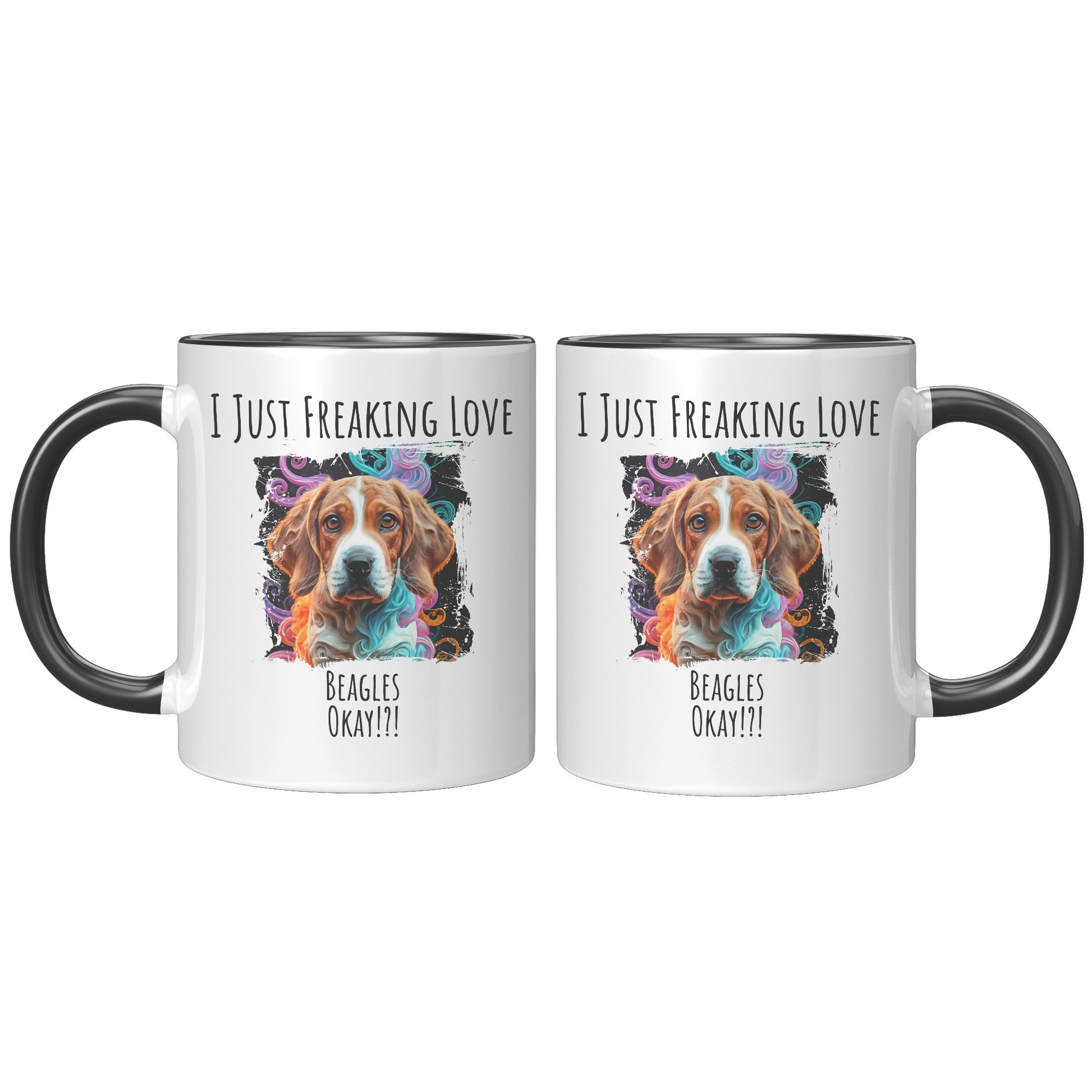 I Just Freaking Love Beagle Mug Dog Mom Gifts Gifts for Dog Lovers - Pets on Merch