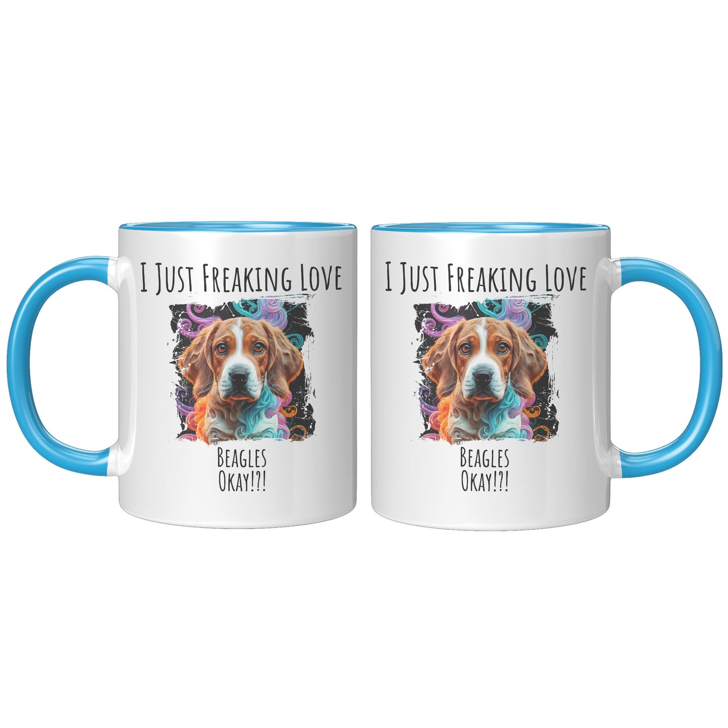 I Just Freaking Love Beagle Mug Dog Mom Gifts Gifts for Dog Lovers - Pets on Merch