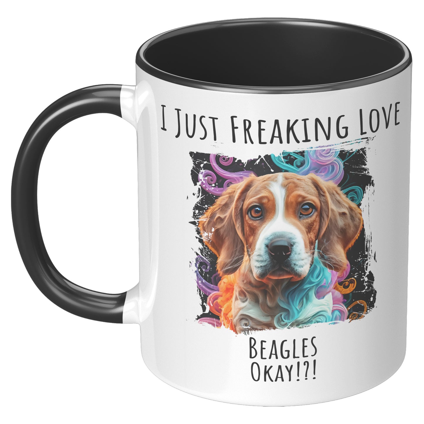 I Just Freaking Love Beagle Mug Dog Mom Gifts Gifts for Dog Lovers - Pets on Merch