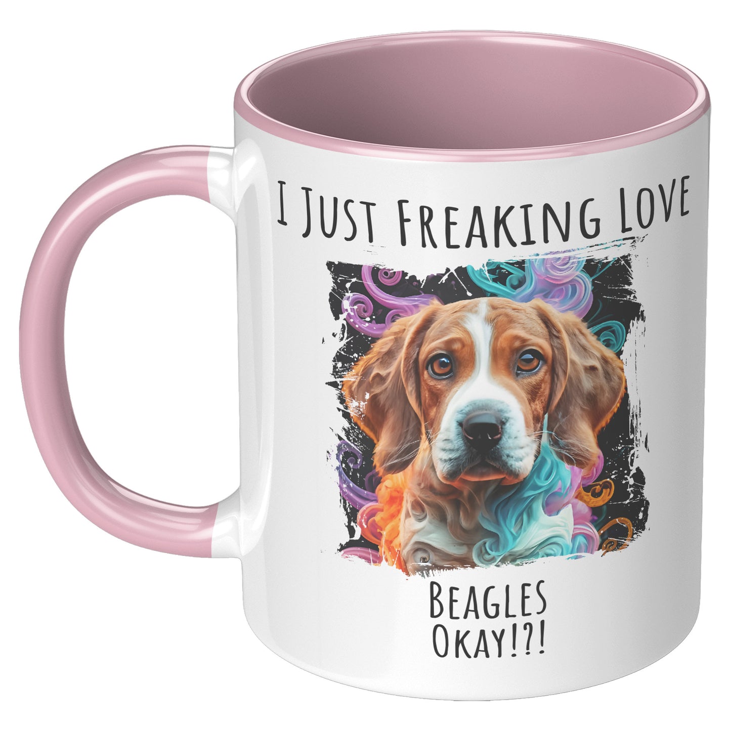 I Just Freaking Love Beagle Mug Dog Mom Gifts Gifts for Dog Lovers - Pets on Merch