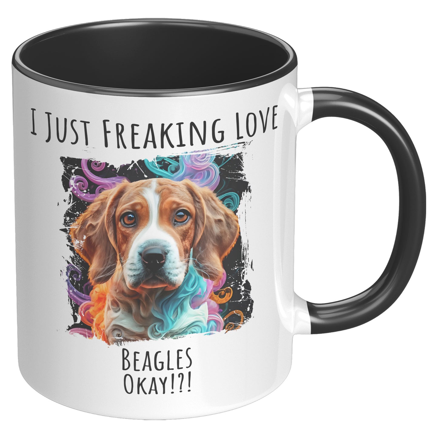 I Just Freaking Love Beagle Mug Dog Mom Gifts Gifts for Dog Lovers - Pets on Merch