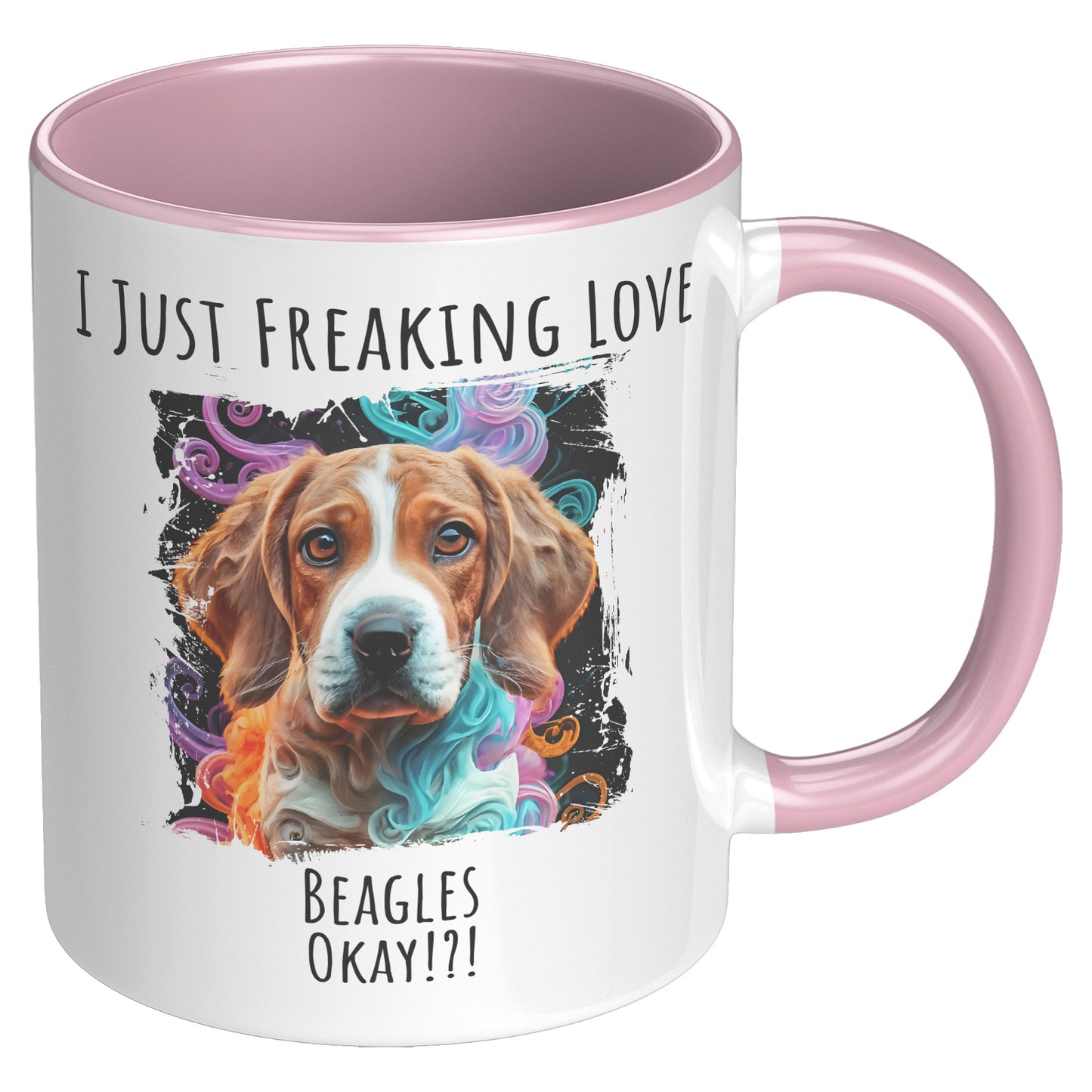 I Just Freaking Love Beagle Mug Dog Mom Gifts Gifts for Dog Lovers - Pets on Merch