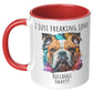 I Just Freaking Love Bulldog Mug Dog Mom Gifts Gifts for Dog Lovers - Pets on Merch