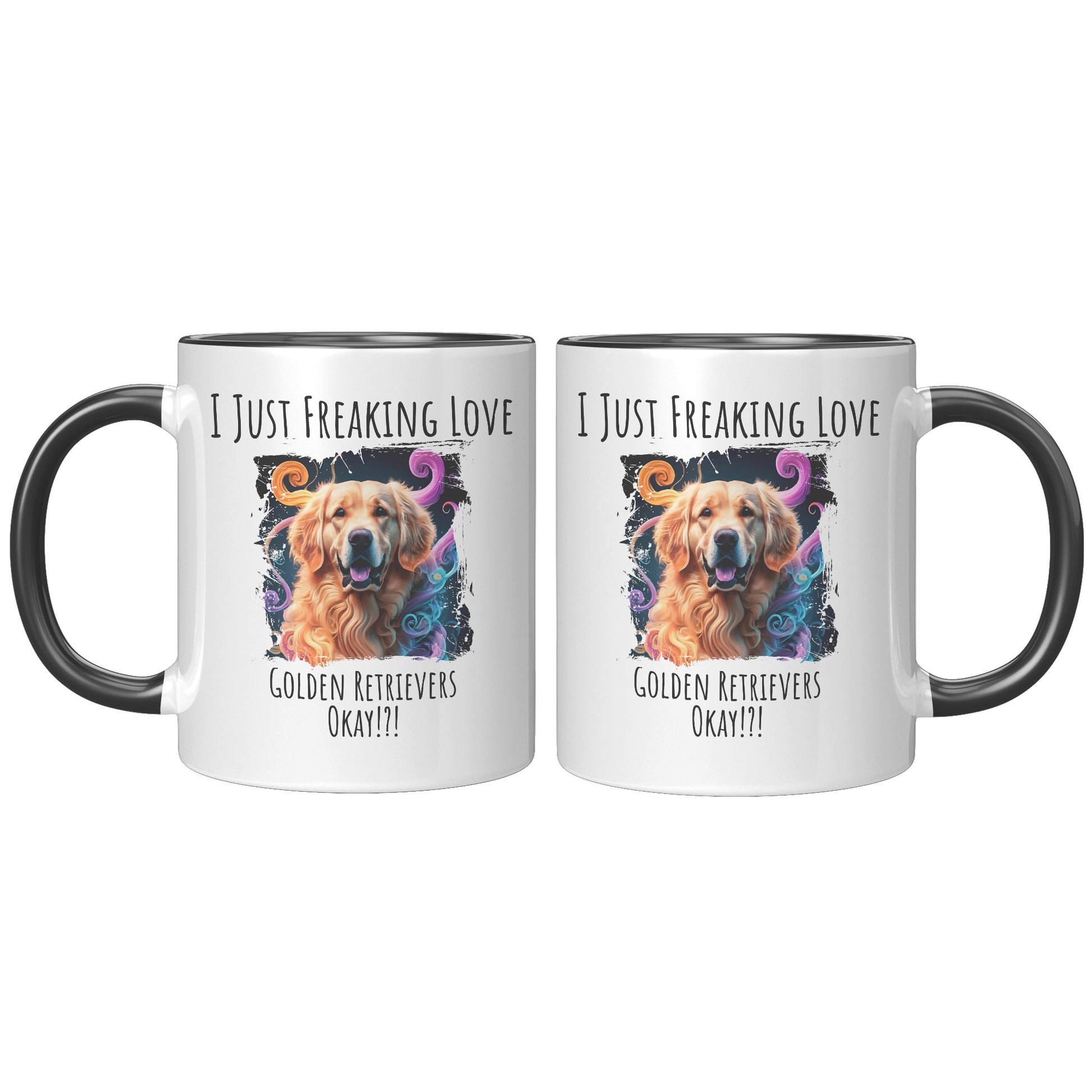 I Just Freaking Love Golden Retriever Mug Dog Mom Gifts Gifts for Dog Lovers - Pets on Merch