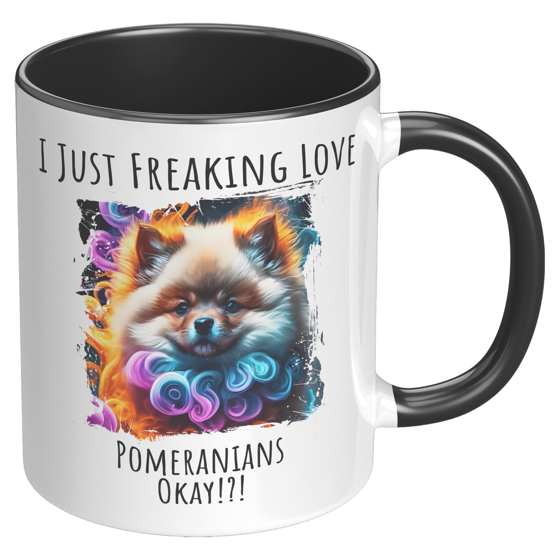 I Just Freaking Love Pomeranian Mug Dog Mom Gifts Gifts for Dog Lovers