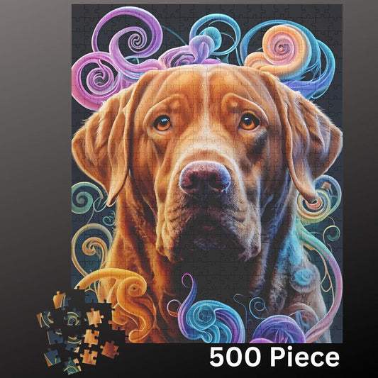 Labrador Retriever Jigsaw Puzzle 500 piece Dog Lover Gift for Adults & Kids