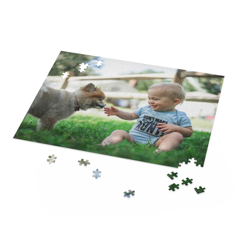 Personalized Jigsaw Puzzles with Your Pet Dog Cat Photo – 30 to 500 Piece