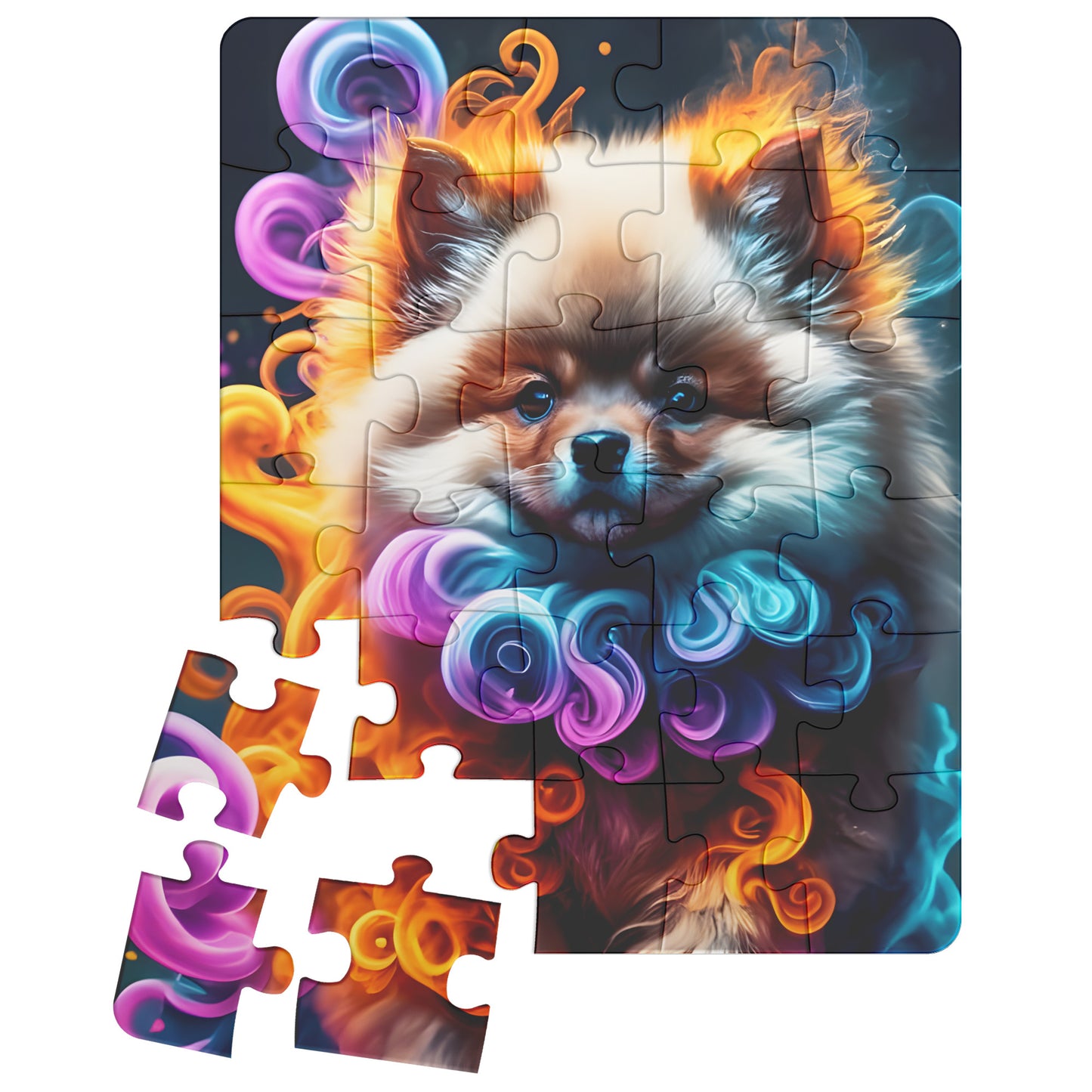 Pomeranian Jigsaw Puzzle 500pc - Pets on Merch