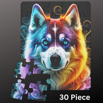 Siberian Huskie Jigsaw Puzzle 500pc - Pets on Merch