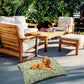 Outdoor dog bed-William Morris Willow Pattern. Waterproof-Washable removable cover.