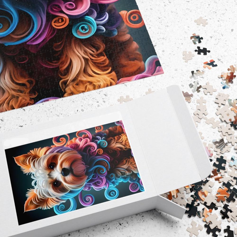 Yorkshire Terrier Jigsaw Puzzle 500pc - Pets on Merch