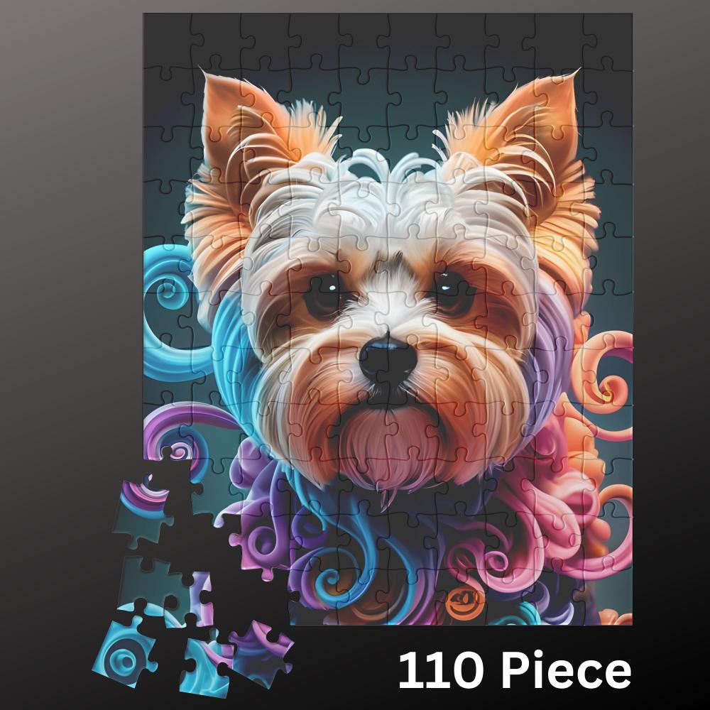 Yorkshire Terrier Jigsaw Puzzle 500pc - Pets on Merch