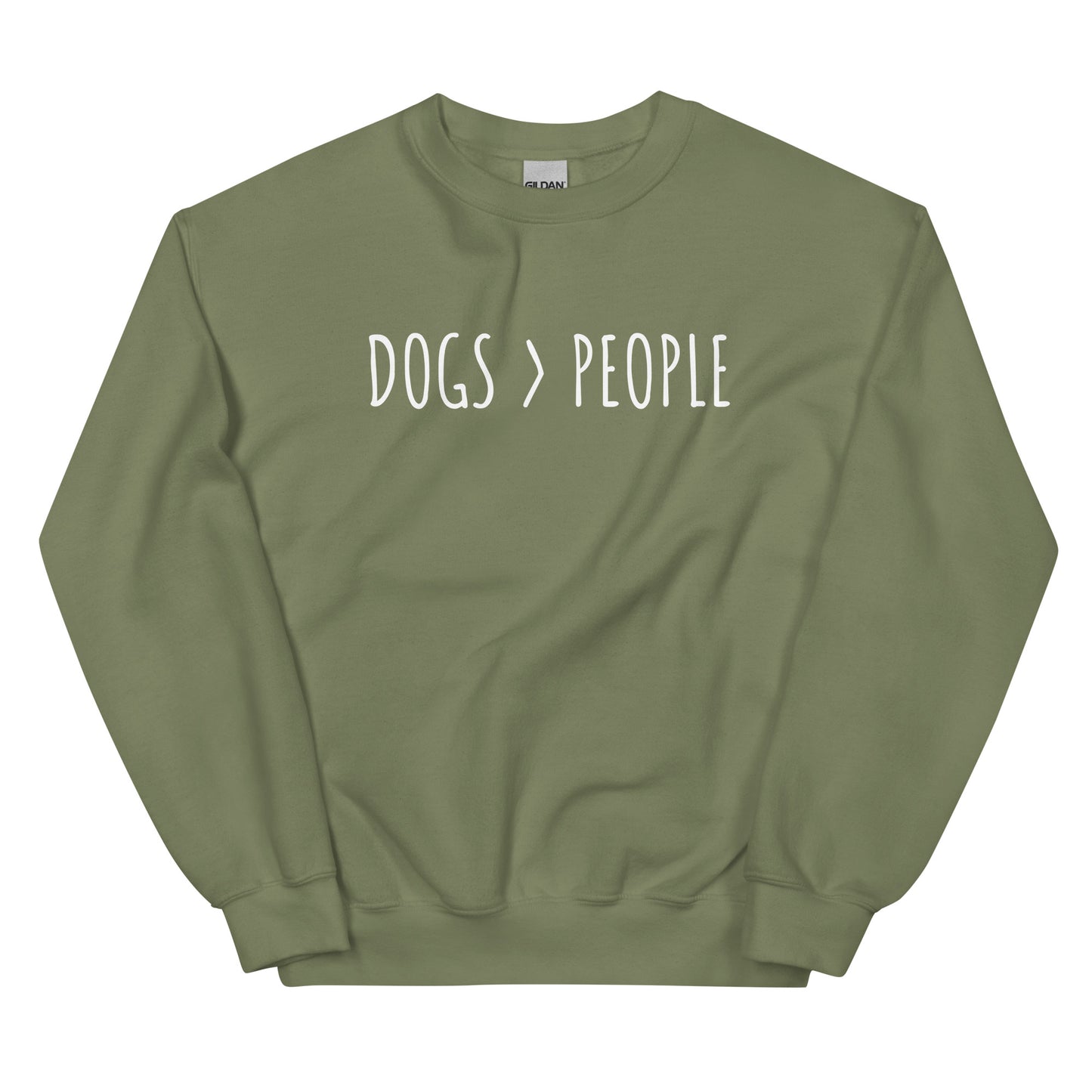 Dogs Greater Than People-Unisex Sweatshirt - Pets on Merch