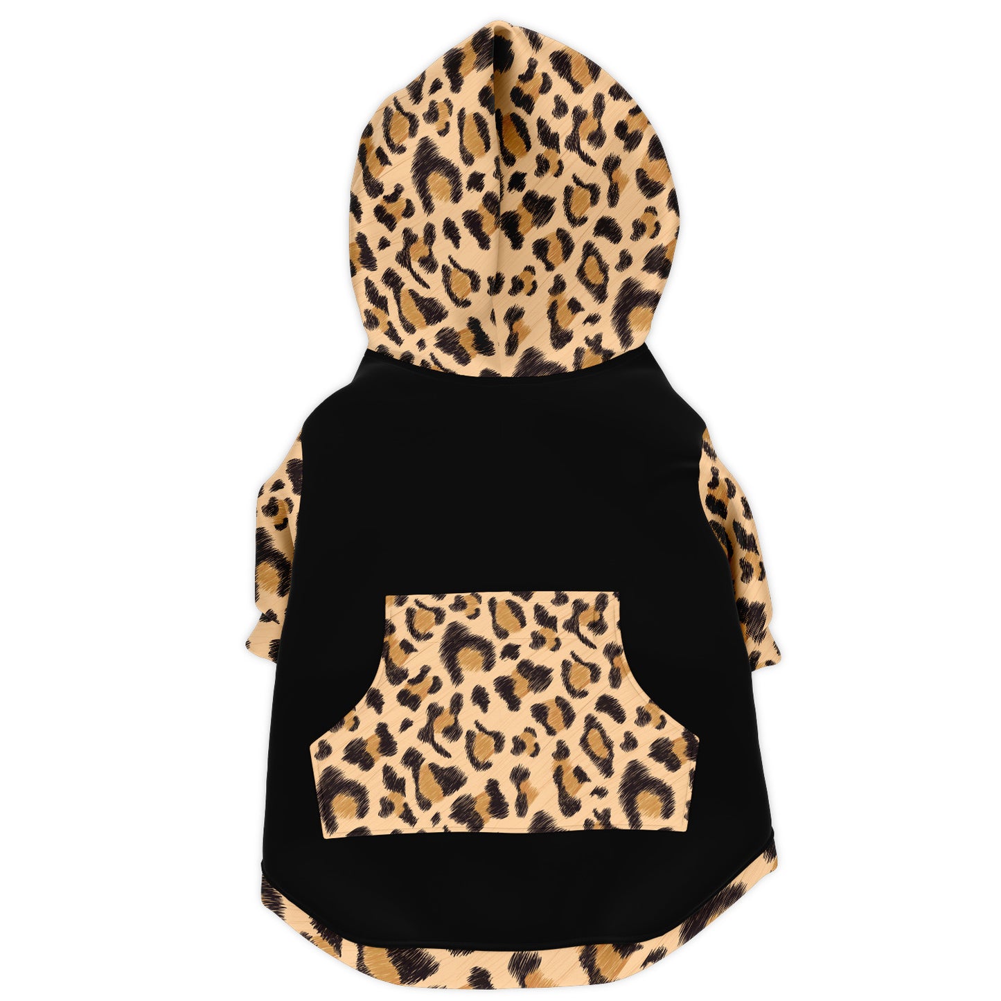 Dog Hoodie - Small to Large Dogs - Leopard Print - Premium Durable Fabric - Pets on Merch