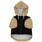 Dog Hoodie - Colorblock Brown Three- Premium Durable Fabric