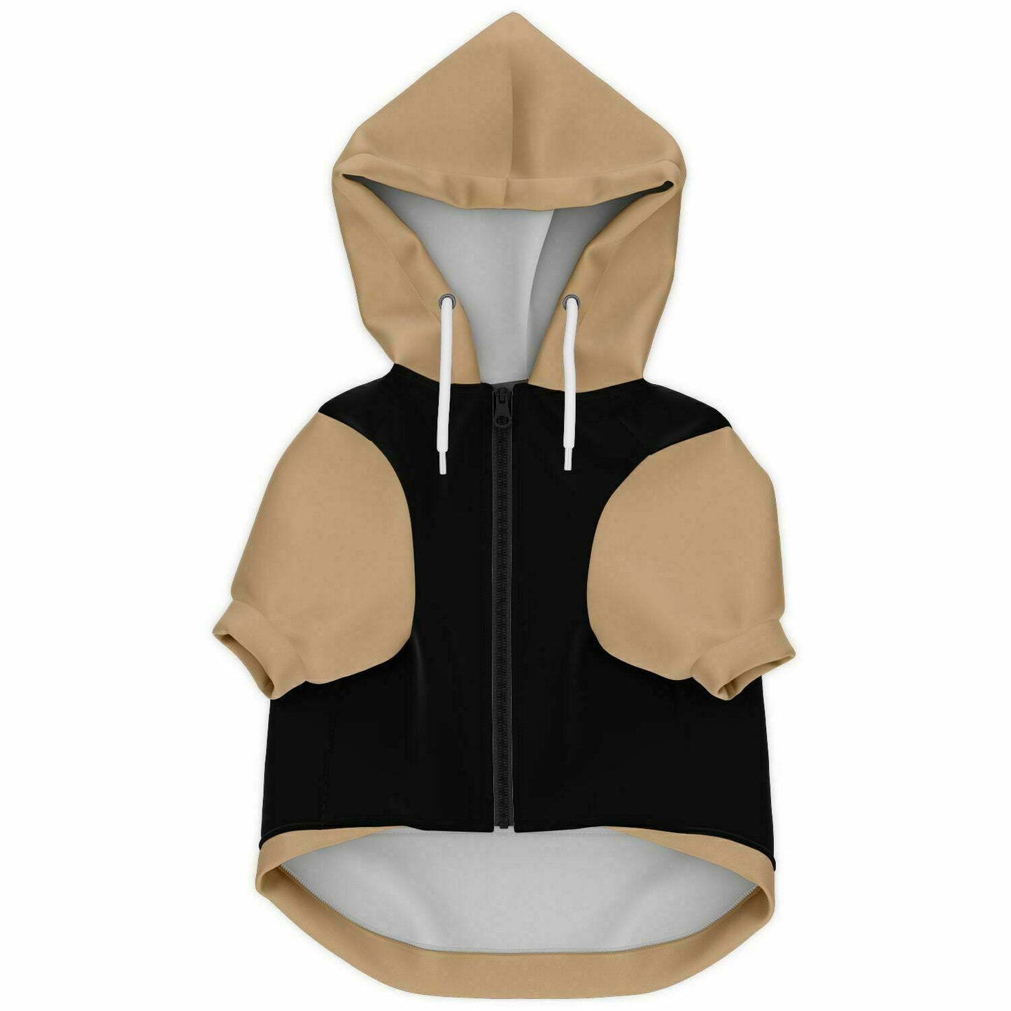 Dog Hoodie - Colorblock Brown Three- Premium Durable Fabric